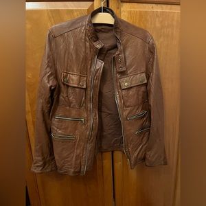 Vintage bomber jacket! Genuine leather and gorgeous!